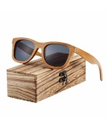 BARCUR Retro Men Sun glasses Women Polarized Sunglasses Bamboo Handmade ... - £24.34 GBP+