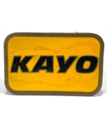 Vtg KAYO  Brass Belt Buckle-Hit Line USA-Yellow - $28.05