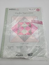 JoAnn Fabric Quilt Block Collection Garden Impressions 10 Cocks Comb Qui... - $10.00