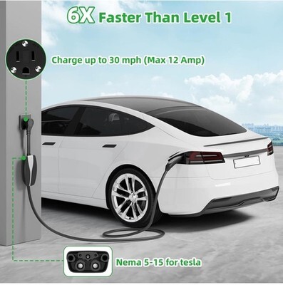 Tesla NEMA 5-15 Adapter Gen 2 Mobile Connector OEM Charger Model S, 3, X, Y Item image 9