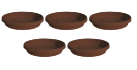 Bloem 51316CH Terra Round Flower Pot Saucer Tray 16&quot; D Plastic, Chocolat... - $39.59