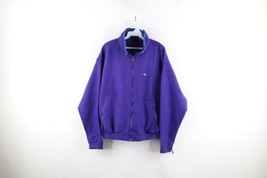Vintage 90s Streetwear Womens Size Medium Faded Full Zip Fleece Jacket P... - $49.45