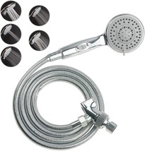 HauSun Handheld Shower Head with On/Off Switch - 5 Spray Settings 6.5 Feet Extra - £28.94 GBP