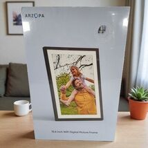 ARZOPA DIGITAL PICTURE FRAME 15.6&quot; WIFI FHD 32GB STORAGE ARZOPA-P156W - ... - $83.86