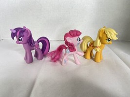 My Little Pony MLP Ponies Mixed Lot PVC Figures Applejack Pinkie Pie Twilight - £11.67 GBP
