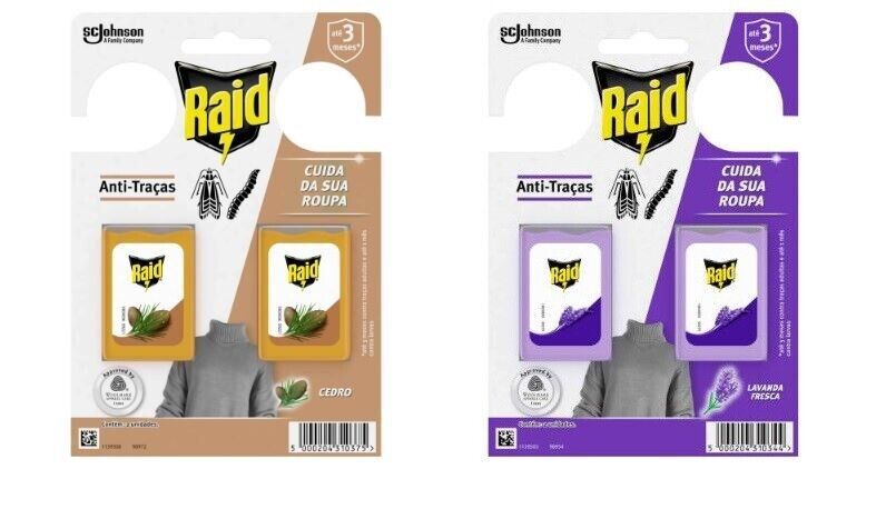 2 Conf. Raid (2 Cedar + 2 Lavender ) Kills Arms Scented Head Cabinets Dr... - $15.68