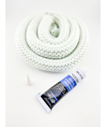 KOZI 100XL CAST IRON Door Rope Gasket Seal 1/2&quot; x 7&#39; Kit w/adhesive, DOR... - $22.28 CAD