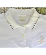 EP Golf POLO Pinehurst PUTTERBOY emblem White waffl cotton mesh Women L-... - $456.03 MXN