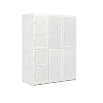 Foldable Closet Clothes Organizer with 8 Cubby Storage - Color: White - ... - $385.21 CAD