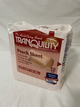 Tranquility Peach Sheet Underpads 12 each pack - $200.68 MXN