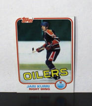 1981 Topps #18 Jari Kurri Rc Hockey Card High Grade - £11.64 GBP