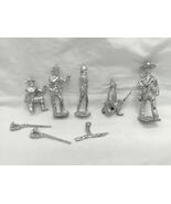 Lot Of (5) Vintage Historical Infantry With Rifles Lead Miniatures 2-3&quot; - €16,64 EUR