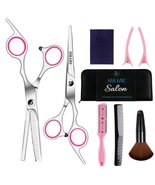 Sirabe 9 Pcs Hair Cutting Scissors Set Hairdressing Scissors Kit, Thinni... - £18.06 GBP