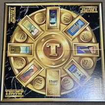 Game Parts Pieces Trump Boardgame Milton Bradley 1989 Replacement Gameboard Only - $5.99