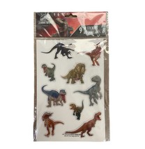 Dinosaurs 3D Stickers  Stegosaurus Triceratops Brontosaurus Rex Jurassic World  - £7.29 GBP