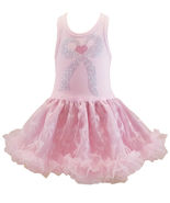 Sweet Pink Misty Bow Chiffon Sleeveless Tutu Dress, 3-6x USA, Cupcakes &amp;... - £41.12 GBP