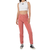 THE RAGGED Women&#39;s Priest Blossom Cougar Mom Jeans High Waist Size 26 Pink - £38.71 GBP