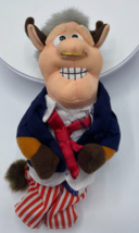 Infamous Meanies Bull Clinton Horror Plush Bean Bag 1998 Bill Clinton Vintage - £4.25 GBP