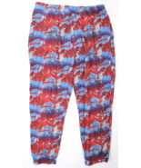 Vintage Buffalo Bills Wind Pants Apex One All Over Print XL/XXL Red Blue... - $94.95