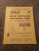 Gold: New Method of Prospecting/Find Hidden Mineral Deposits PB 1983 3rd... - $910.01 MXN
