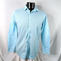 Men&#39;s Shirts Bar III Long Sleeve Button Up Slim Blue Large - £7.47 GBP