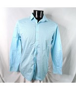 Men&#39;s Shirts Bar III Long Sleeve Button Up Slim Blue Large - £7.47 GBP