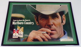 1973 Marlboro Man Cigarettes 12x18 Framed ORIGINAL Vintage Advertising D... - $59.39
