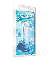 Shades Jelly TPR Gradient Dong Medium - Blue - £26.21 GBP