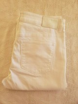 NWT LRL Lauren Jeans Co Ralph Lauren White Denim Flare Misses 12 Slimmin... - £23.34 GBP