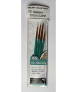 Royal All Media Brush Value Pack 4pc 1,3,5,8, Round Gold Taklon #9190 - $13.46 CAD