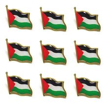 3D Epoxy Butterfly Clasp Brooch – Palestine Flag Pin, Patriotic Jewelry ... - $3.90