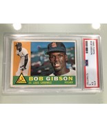 1960 TOPPS BASEBALL CARD BOB GIBSON #73 (PSA 5) - €119,84 EUR 1960 TOPPS BASEBALL CARD BOB GIBSON #73 (PSA 5) - €119,84 EUR