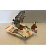 Official LEGO Star Wars Rebel Pilot Minifigure and Snowspeeder Loose Set - $501.45 MXN