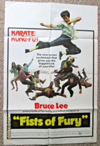 BRUCE LEE: (FIST OF FURY) ORIGINAL 1973 ONE SHEET MOVIE POSTER (CLASSIC ... - £791.35 GBP