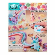 New Alex D.I.Y. Paper Swirls Unicorn Fantasy Roll Shape Create w/ Quilli... - $10.05