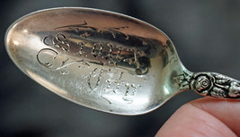 Sterling Silver Souvenir Spoon Sioux City Pat. 1899 by R. Wallace &amp; Sons... - £20.74 GBP