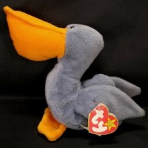 Scoop The Pelican Beanie Baby With Errors Very Rare Retired Ty 1996 - £276.32 GBP