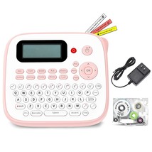 Label Maker Machine, Portable Label Maker D210S, Qwerty Keyboard, One-To... - $75.04
