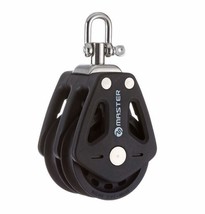 Sailboat Dinghy Hardware 50mm 2&quot; Double Swivel Shackle Block Master BP-0503F - £28.14 GBP