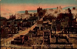 Ruins Of The City After Earthquake &amp; Fire San Francisco California Postcard BK63 - £7.04 GBP