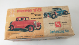 Vintage Amt FORD V8 The Deuce Model Kit Box + Parts LOT - $19.95