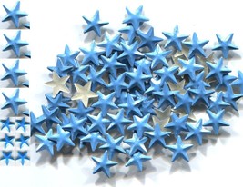 STARS  Rhinestuds  8mm Pearl Color BLUE  Hot Fix iron on   2 Gross  288 Pieces - £7.63 GBP