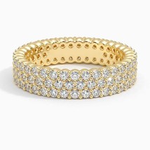 Arista 1.50 Carat Round Shape Moissanite Diamond Ring / Band For Everyda... - $161.51 CAD