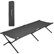 Adults Kids Folding Camping Cot-Gray - Color: Gray - $187.97 CAD