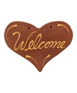 Foltz Pottery Welcome Hanging Sign Redware 8&quot; Home Warming Hearth Penn D... - $46.25 CAD
