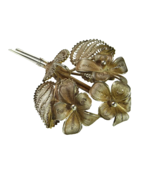 1940s Silver Filigree Bouquet Violets Pin Brooch OFFeR! - $7,417.65 MXN