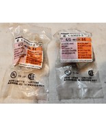Amp Inc Miniwedge Connectors 1-83623-2 2ea 4/0-#4 Pink/Orange Aluminum T... - $17.13 CAD