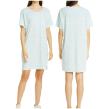 LA LIGNE New Edie Knit Tunic T-Shirt Relax Fit Dress Pale Blue Stripe Si... - £72.47 GBP