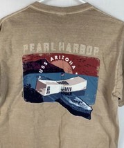 Vintage Crazy Shirts T Shirt Coffee Dyed Pearl Harbor Tee Men’s Medium Hawaii - £20.02 GBP