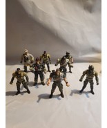 8 Lot Chap Mei Military Force Soldier Poseable Action Figures 4&quot; S1 Lana... - $52.79 CAD